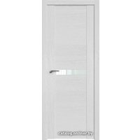 Межкомнатная дверь ProfilDoors 2.01XN L 60x190 (монблан, стекло Lacobel Белый лак)