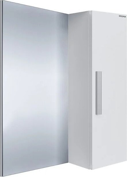 

Grossman Шкаф с зеркалом для ванной НЕО-80 208024-1K