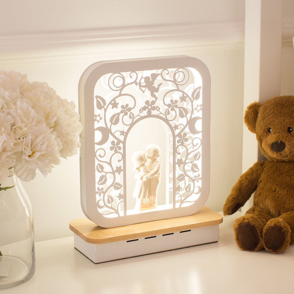 

Настольная лампа Home Light Астерия F034-1 (белый)