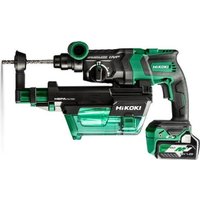 Перфоратор Hikoki DH36DPE WEZ (с 2-мя АКБ, кейс)