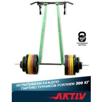 Турник Absolute Champion Aktiv АЧ 8545 (черный, желтые ручки)