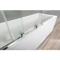 Стеклянная шторка для ванны Cezares Stream-VFS-11-80/150-C-Cr