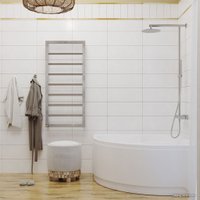 Ванна Triton Мартин 120х120 (с каркасом, сифоном, экраном)