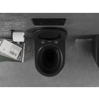 Унитаз подвесной Mexen Lena 3322XX85 (черный матовый) (без сиденья)