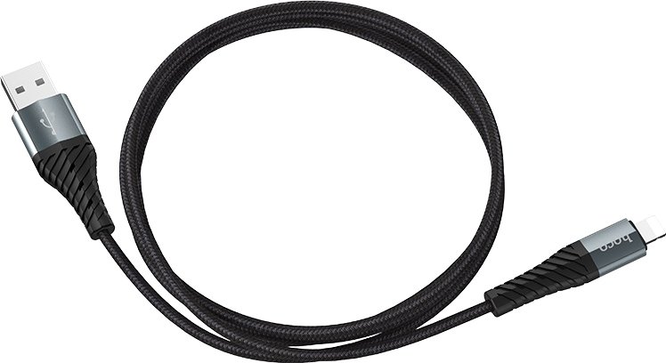 

Кабель Hoco X38 Cool Charging USB Type-A - Lightning (1 м, черный)