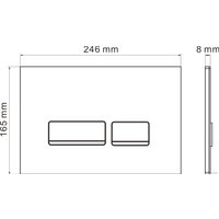 Инсталляция для унитаза Roxen StounFix Dual Fresh 871161