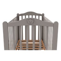 Классическая детская кроватка Incanto Pali универсальная KR-0052/4-А (серый)
