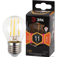 Светодиодная лампочка ЭРА F-LED P45-11W-827-E27 Б0047013