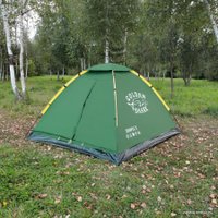 Треккинговая палатка GOLDEN SHARK Simple 3 (зеленый)
