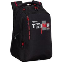 Городской рюкзак Grizzly RU-438-1 (черный/красный)