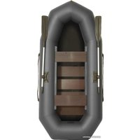 Гребная лодка Лоцман Профи 240 РС (серый)
