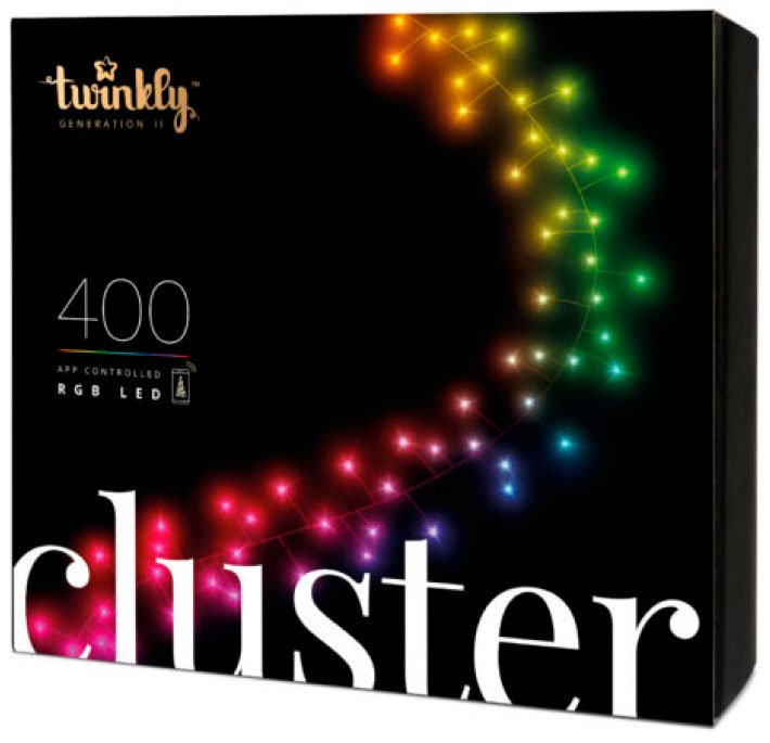 

Новогодняя гирлянда Twinkly Cluster 400 LED Multicolor edition с Wi-Fi и Bluetooth