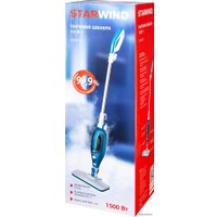 Паровая швабра StarWind SSM5570 (голубой/белый)