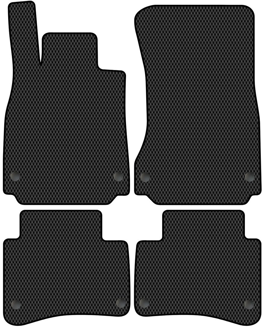 

Комплект ковриков для авто Alicosta Mercedes-Benz S-Class VI (седан, гибрид / W222 4Matic) 2013 - 2020 (черный, ромб)