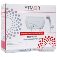 Проточный электрический водонагреватель-душ Atmor Classic 501 3.5 кВт душ