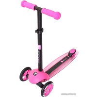 Трехколесный самокат Y-Scoo RT Trio Diamond 120 (розовый)