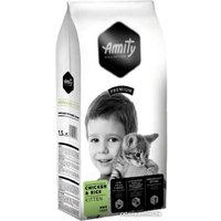 Сухой корм для кошек Amity Premium Chicken & Rice Kitten (для котят с курицей и рисом) 10 кг