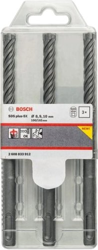 Набор буров Bosch 2608833912 (3 предмета)