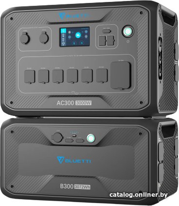 Портативная зарядная станция Bluetti AC300 + 1*B300