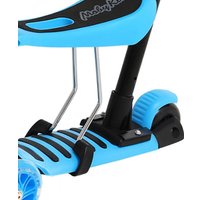 Трехколесный самокат Moby Kids Божья коровка 3 в 1 641408 (синий)