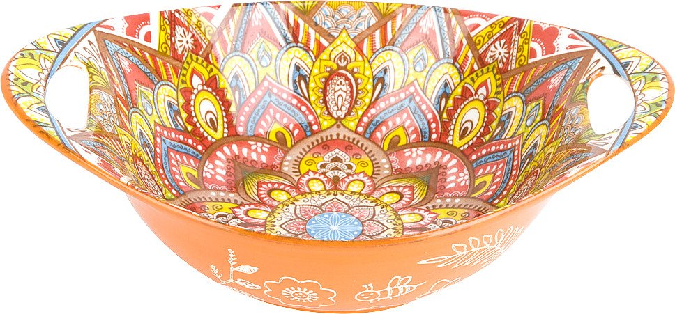 

Салатник Nouvelle С ручками Arabesque 0860100 (оранжевый)