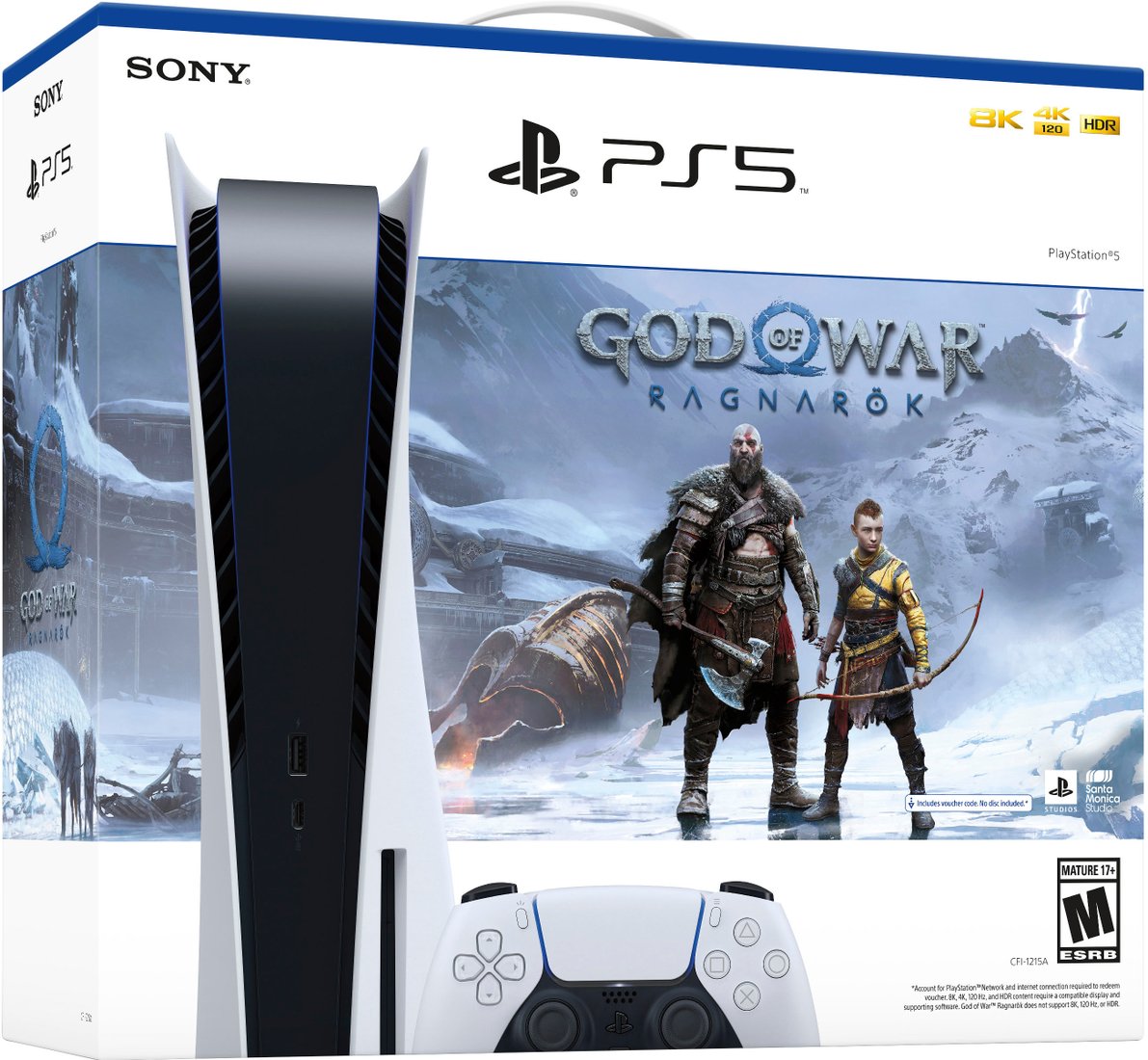 

Игровая приставка Sony PlayStation 5 + God of War: Ragnarok