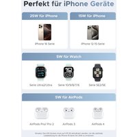 Беспроводное зарядное Ugreen MagFlow 3-in-1 W711 55677 (голубой)