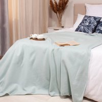 Плед Casa Conforte London Basic 150x200 6155343 (голубой)