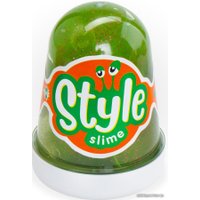 Слайм Lori Style Slime Блестящий с ароматом яблока Сл-019 (зеленый)