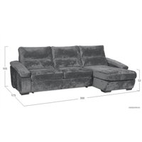 Угловой диван Асмана Форест 160x80 (Plush Graphite)