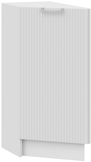 

Шкаф напольный Трия Кимберли 1Н3Т (белый/сноу)