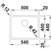 Кухонная мойка Blanco Solis 500-IF 526123 (полированная)