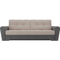 Диван Лига диванов Амстердам 100035 (рогожка, бежевый/серый)