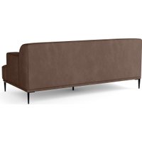 Диван Олмеко Бергамо 2-х местный (велюр, барни шоколад)