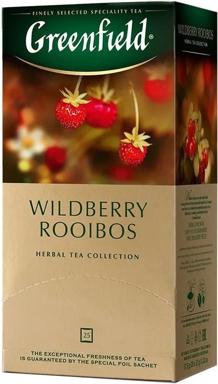 

Травяной чай Greenfield Wildberry Rooibos 25 шт