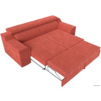 Диван Лига диванов Лига-003 117115 (микровельвет коралловый)