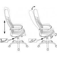 Офисное кресло Бюрократ CH-610SL (черный, экокожа)