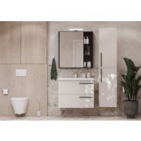  Акватон Шкаф с зеркалом для ванной Амели 80 1A262602AE820