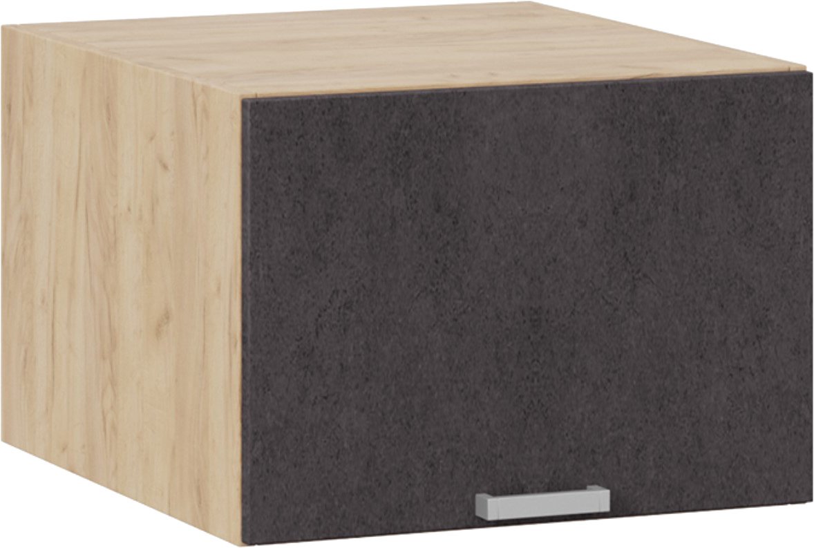 

Шкаф навесной Трия Гранита 1В5ГП (дуб крафт золотой/бетон графит)