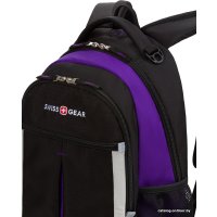 Школьный рюкзак SwissGear SA13852915 (черный/фиолетовый/серебристый)