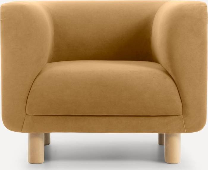 

Интерьерное кресло Divan Венето 115885 (Velvet Mustard)