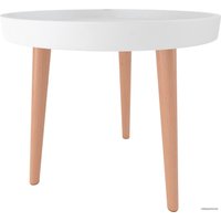 Журнальный столик LoftyHome Fig VC4017W-W (белый)