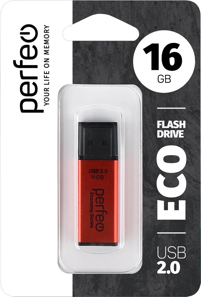 USB Flash Perfeo E03 16GB (красный)