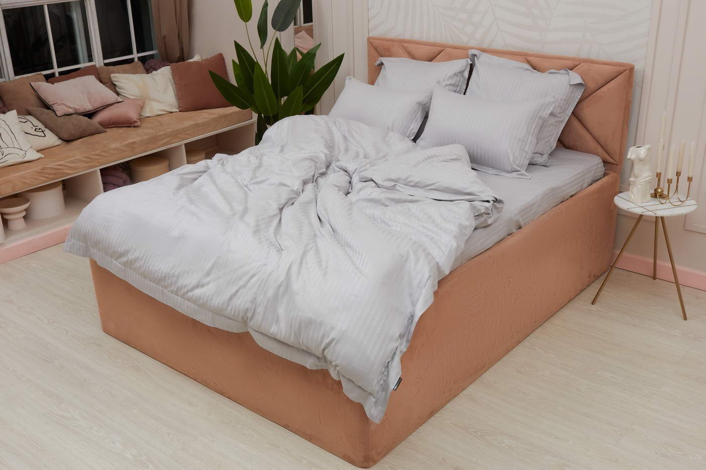 

Постельное белье Sofi De MarkO Моне Евро 2н Евро-СС-М-сер (серый)