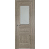 Межкомнатная дверь ProfilDoors 2.39XN L 50x200 (каштан темный, стекло франческа кристалл)