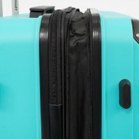 Чемодан-спиннер Francesco Molinary 197-PP1906/2-24BIR (бирюзовый)