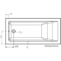 Ванна Astra-Form Нейт 150x70