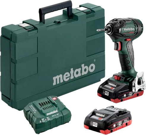 

Винтоверт Metabo SSD 18 LTX 200 BL 602396800 (с 2-мя АКБ, кейс)