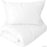 Евро комплект постельного белья Loon Adelina (евро, наволочка 70x70, белый)