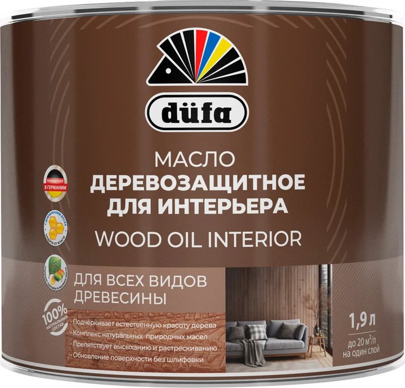 Масло Dufa Wood Oil Interior 1.9 л (бесцветный)